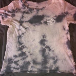 cloudy vans crop top